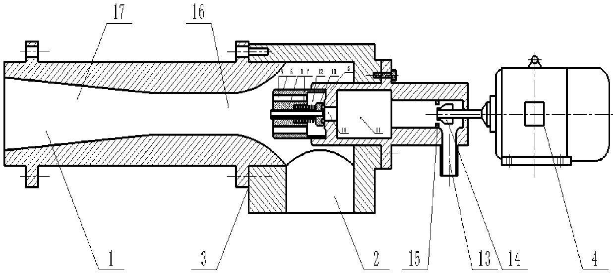 Nozzle, ejector based on nozzle and having adjustable flow characteristic, and application of ejector