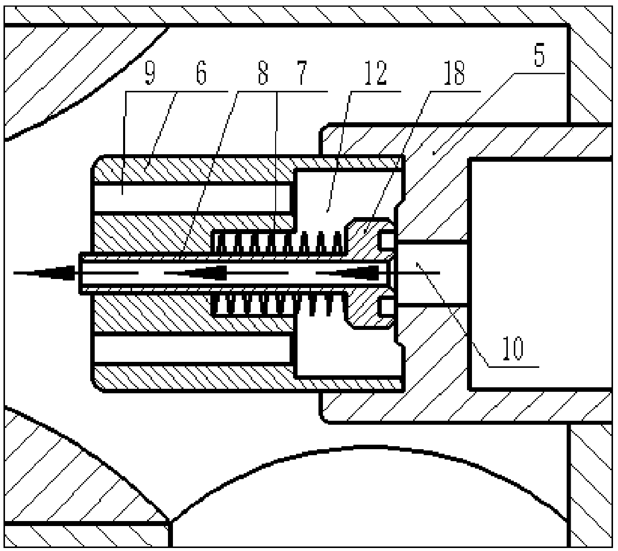 Nozzle, ejector based on nozzle and having adjustable flow characteristic, and application of ejector