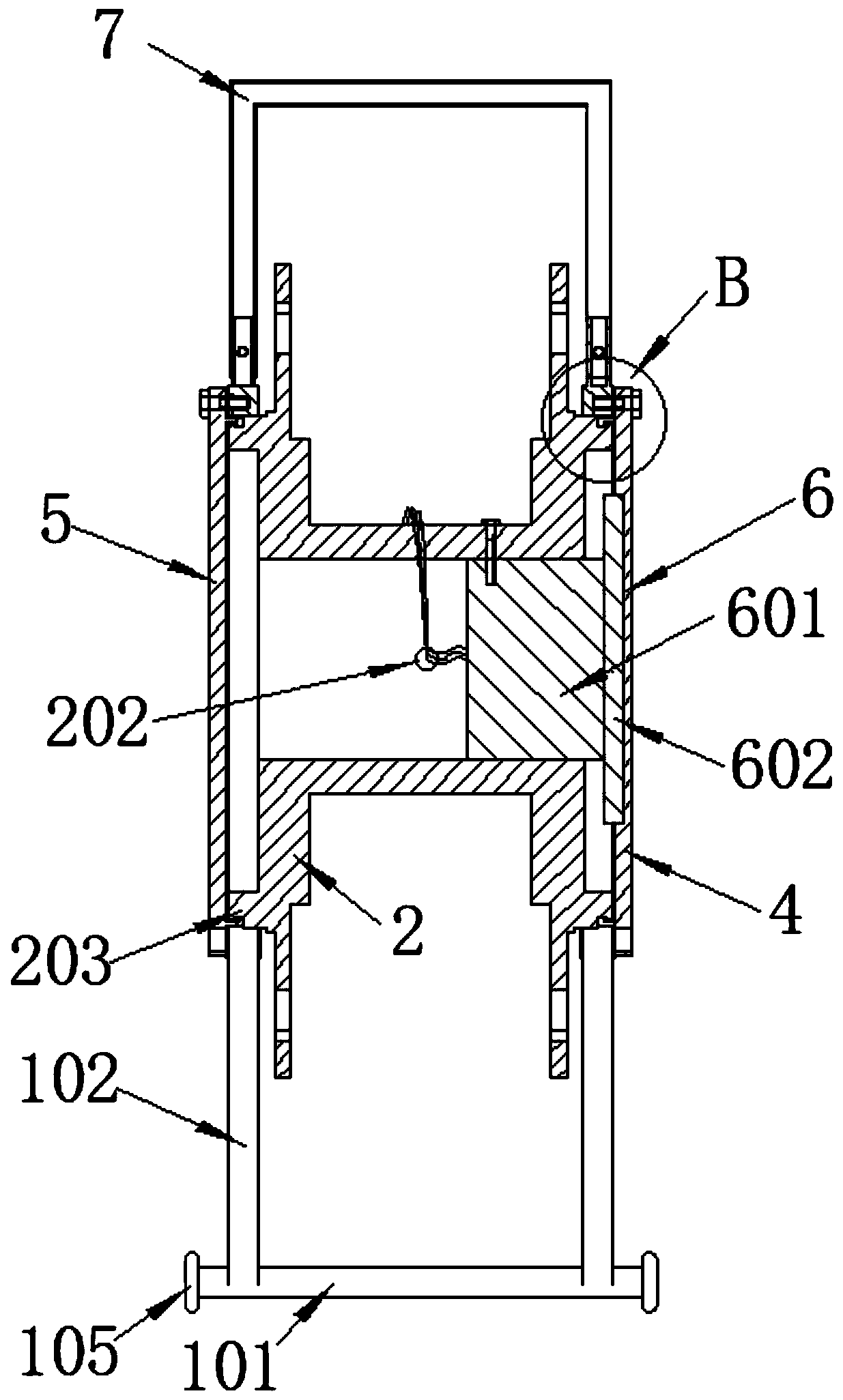 Fixed take-up and pay-off cable drum for power panel