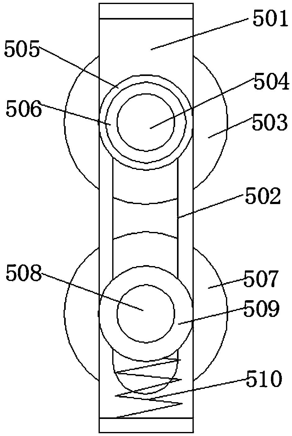 Segmenting device for manufacturing dried carrots