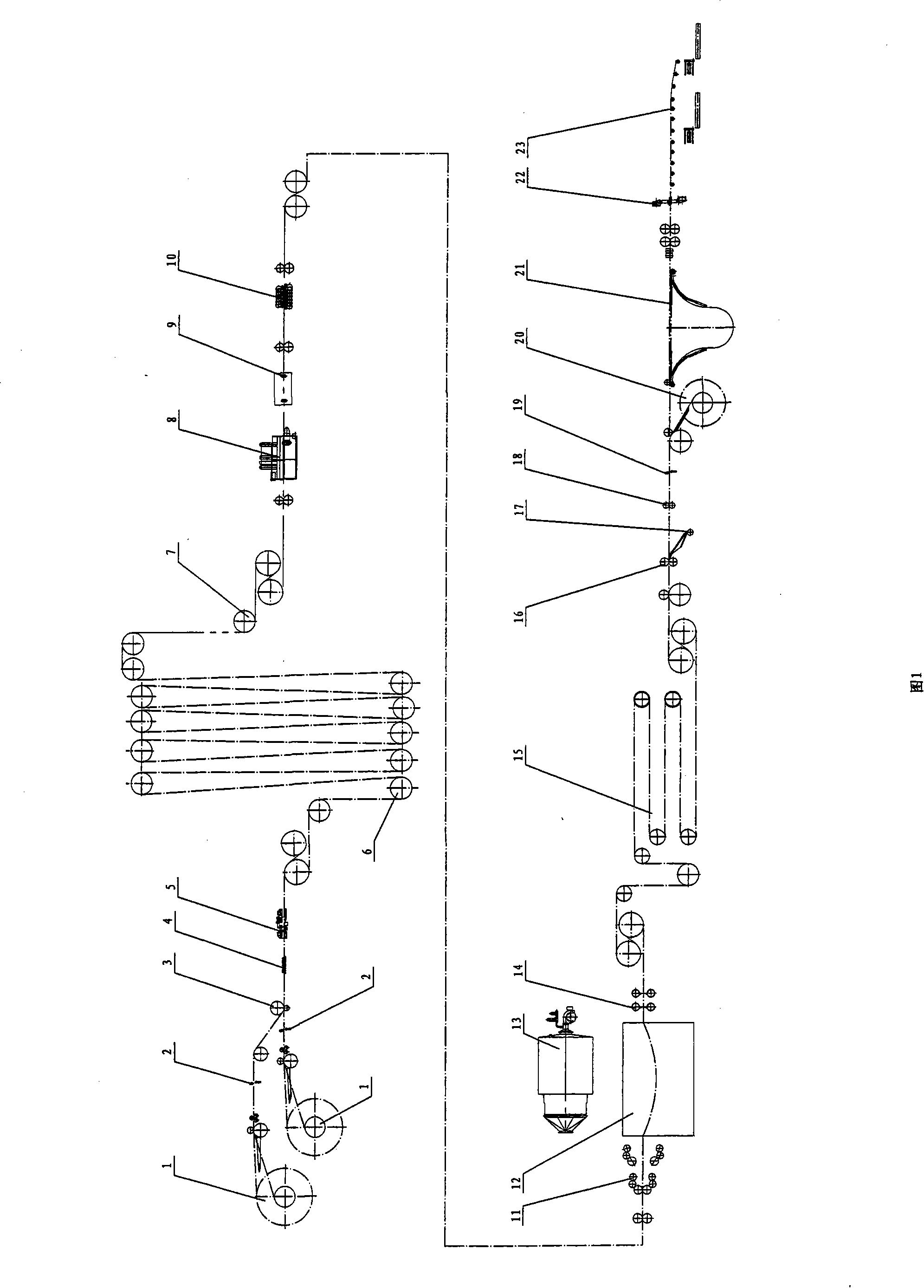 Method for continuous producing rust-inhibiting primer coating steel plate