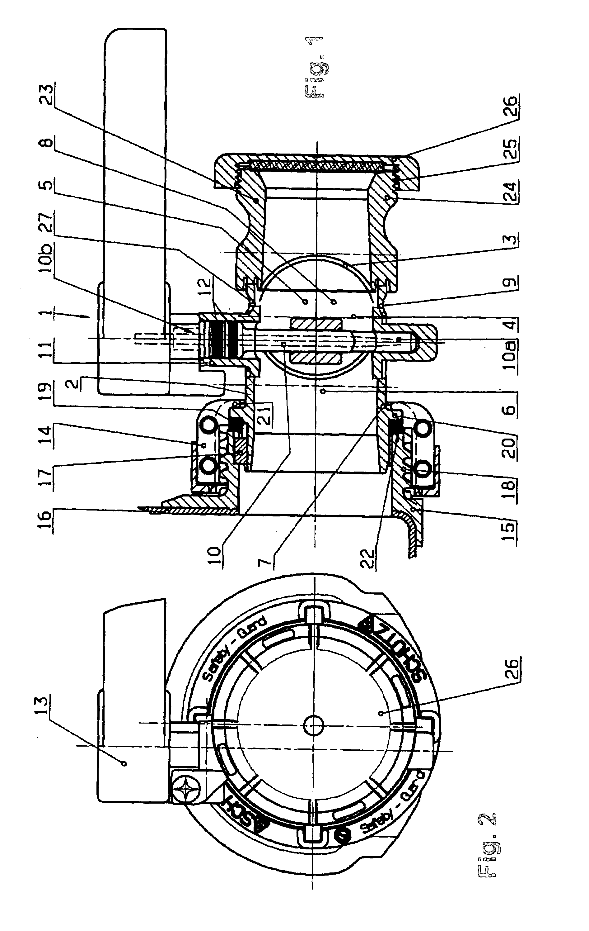 Tapping valve of plastics material for transport and storage containers for liquids