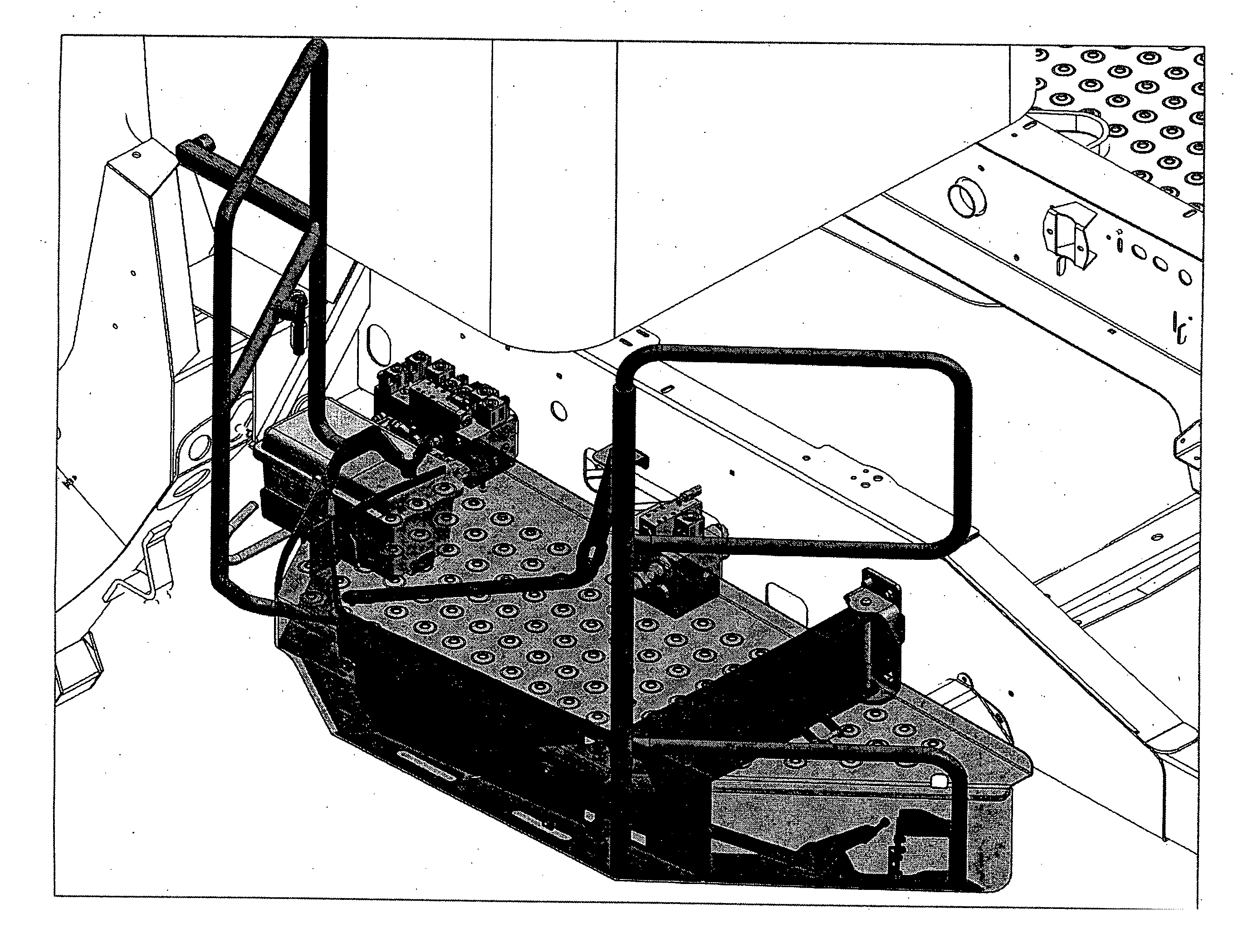 Agricultural tractor with movable step