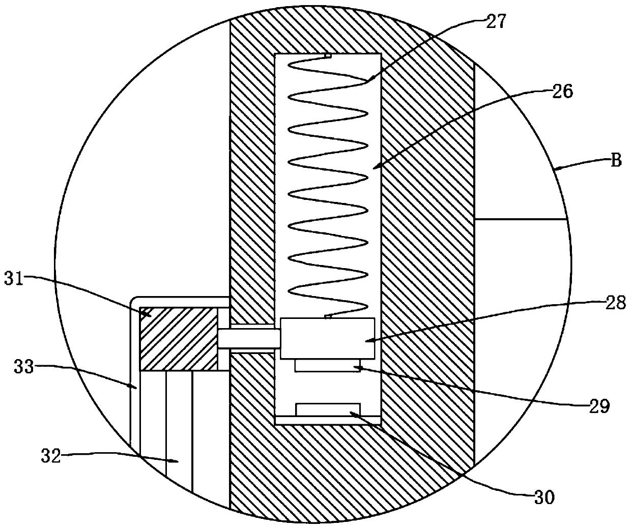 Energy-saving pulse dust collection chamber