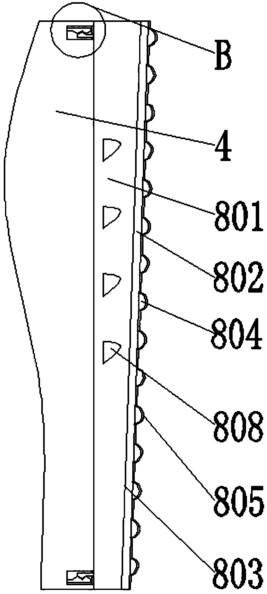 Facing board with light emitting function and applied to wall enclosure