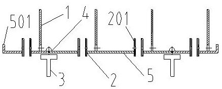 A ring plate type impact reduction and equalization plate