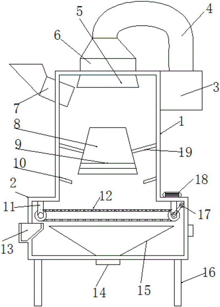 Wolfberry production sorting device capable of avoiding screening blocking