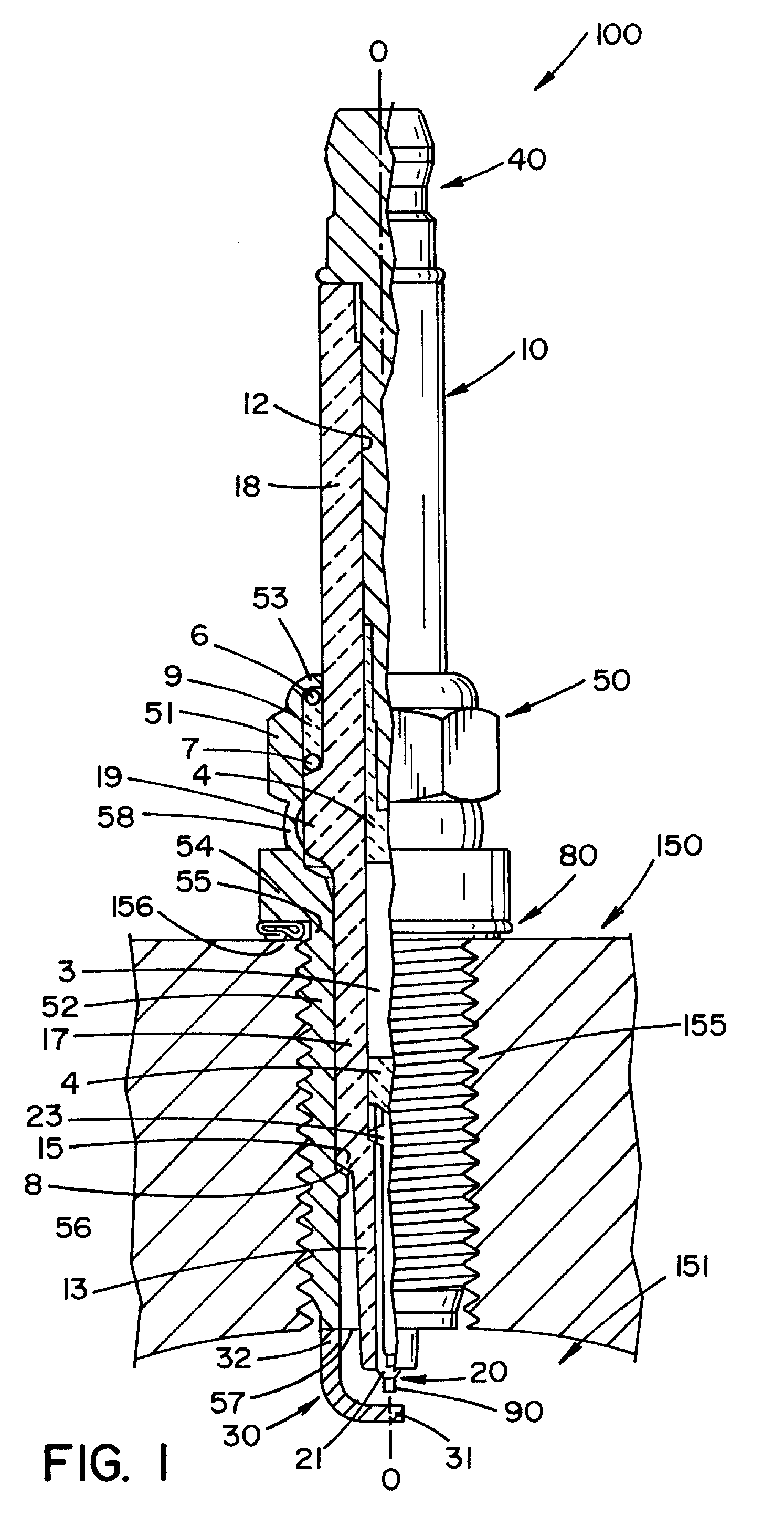 Sealing member for spark plug