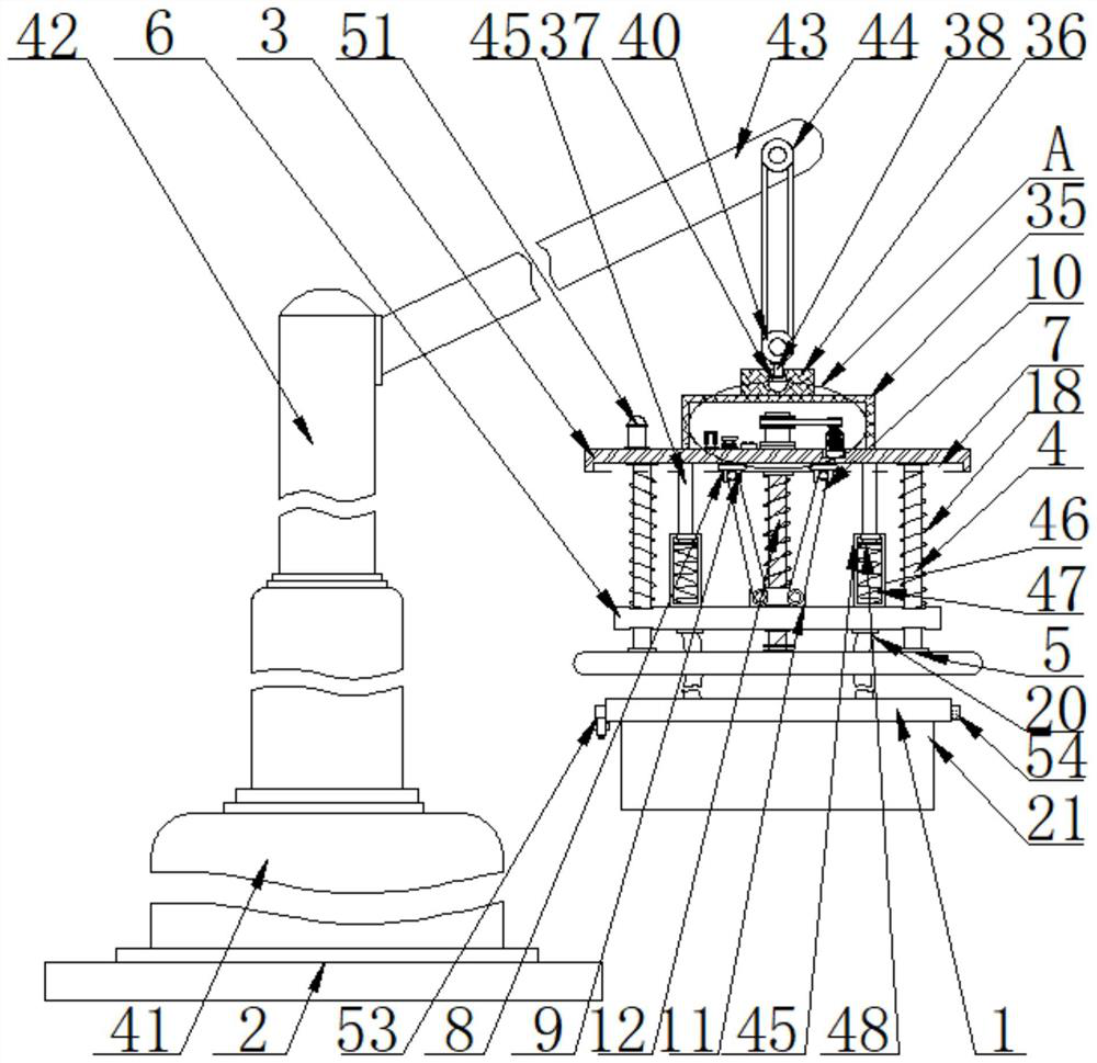 Fabricated building-based accurate positioning crane hoisting device for construction