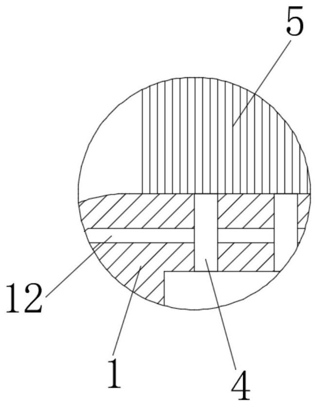 A toothbrush used for quantitatively using toothpaste for children