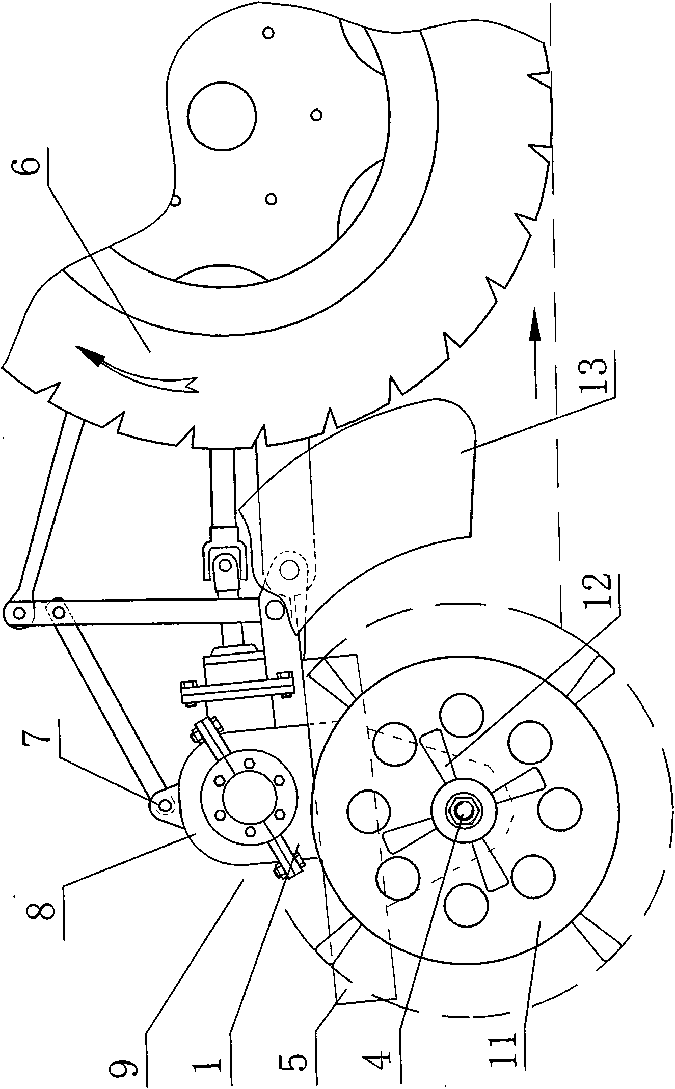 Multifunction rotavator, speed change gear box thereof capable of reversing easily and extending shaft thereof
