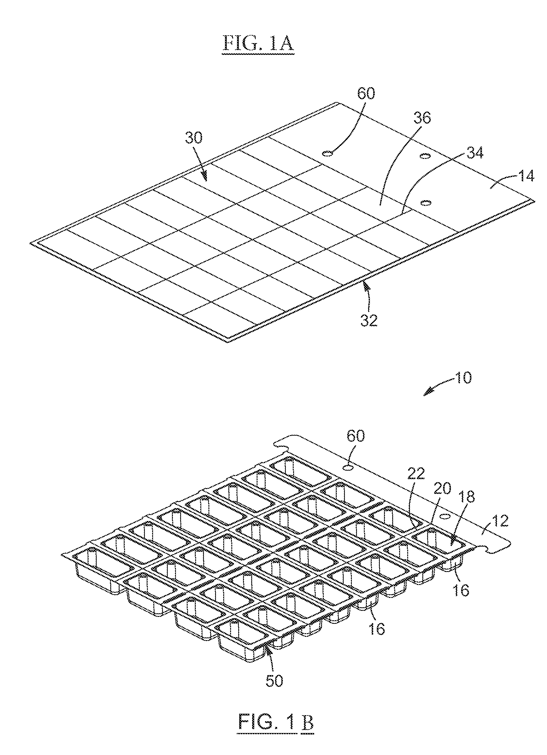 Sealing sheet for closing a container-defining sheet reconfigurable between different dosage schedules