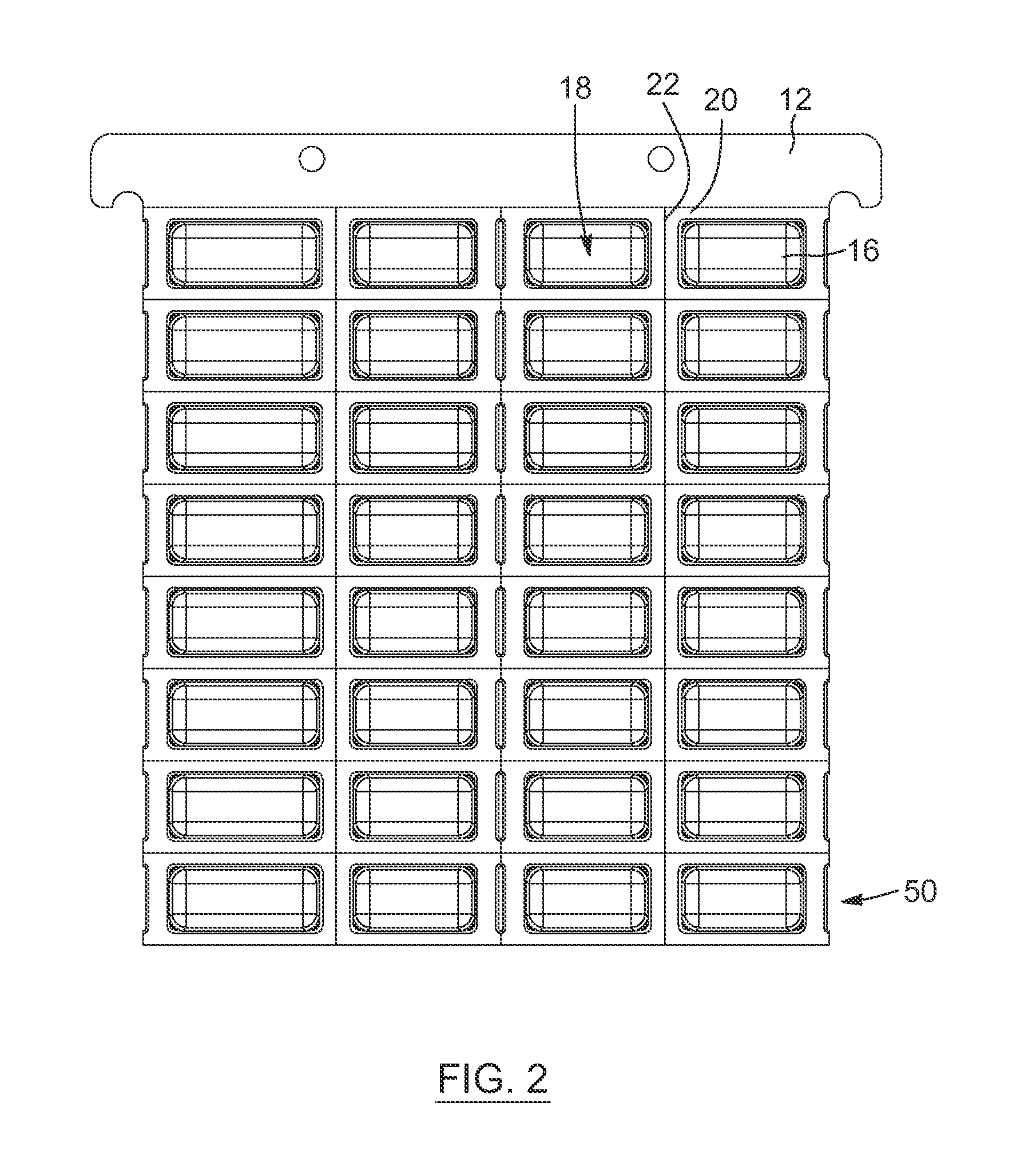 Sealing sheet for closing a container-defining sheet reconfigurable between different dosage schedules