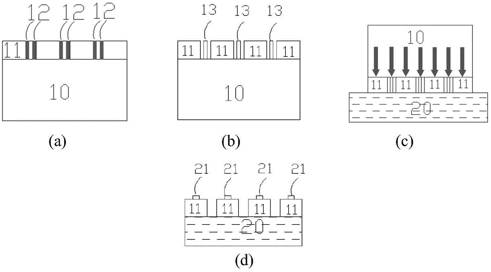 Vertically structured LED chip preparation method