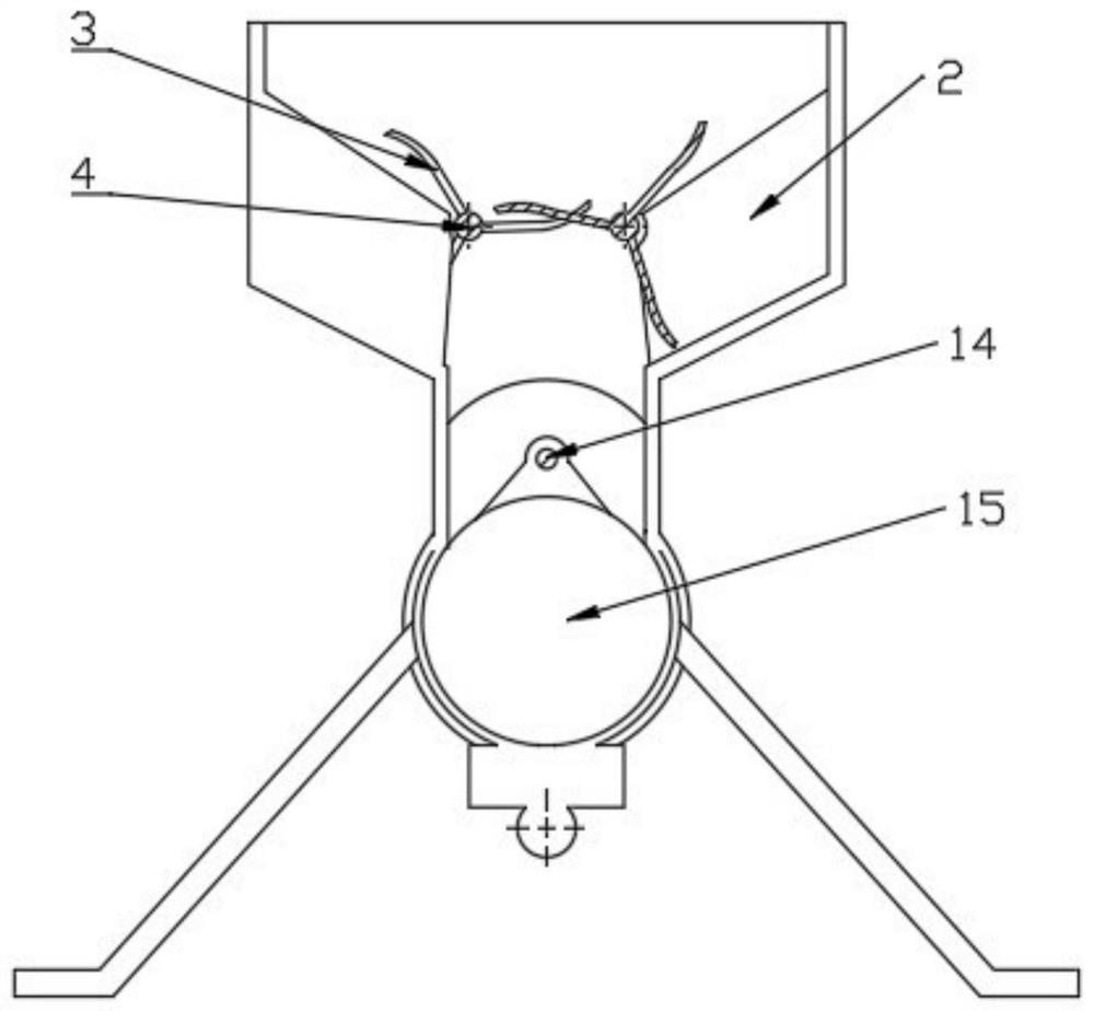 Garbage crushing and compressing device