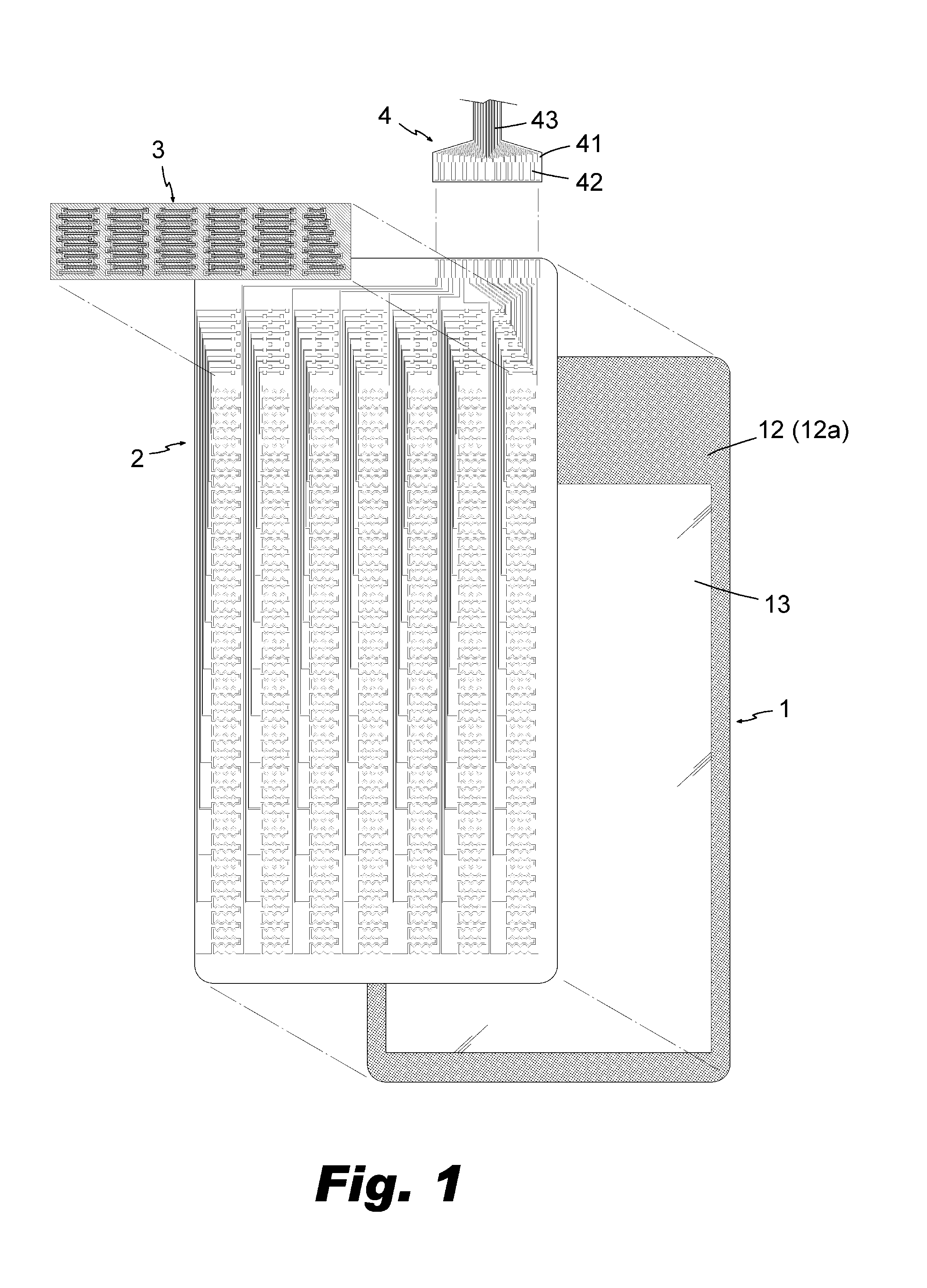 Bridging structure for signal transmission of touch panel