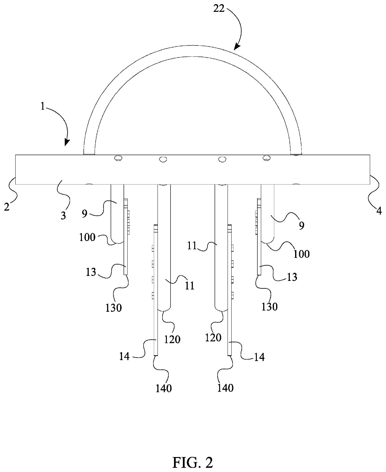 Bumper used in a motorized vehicle