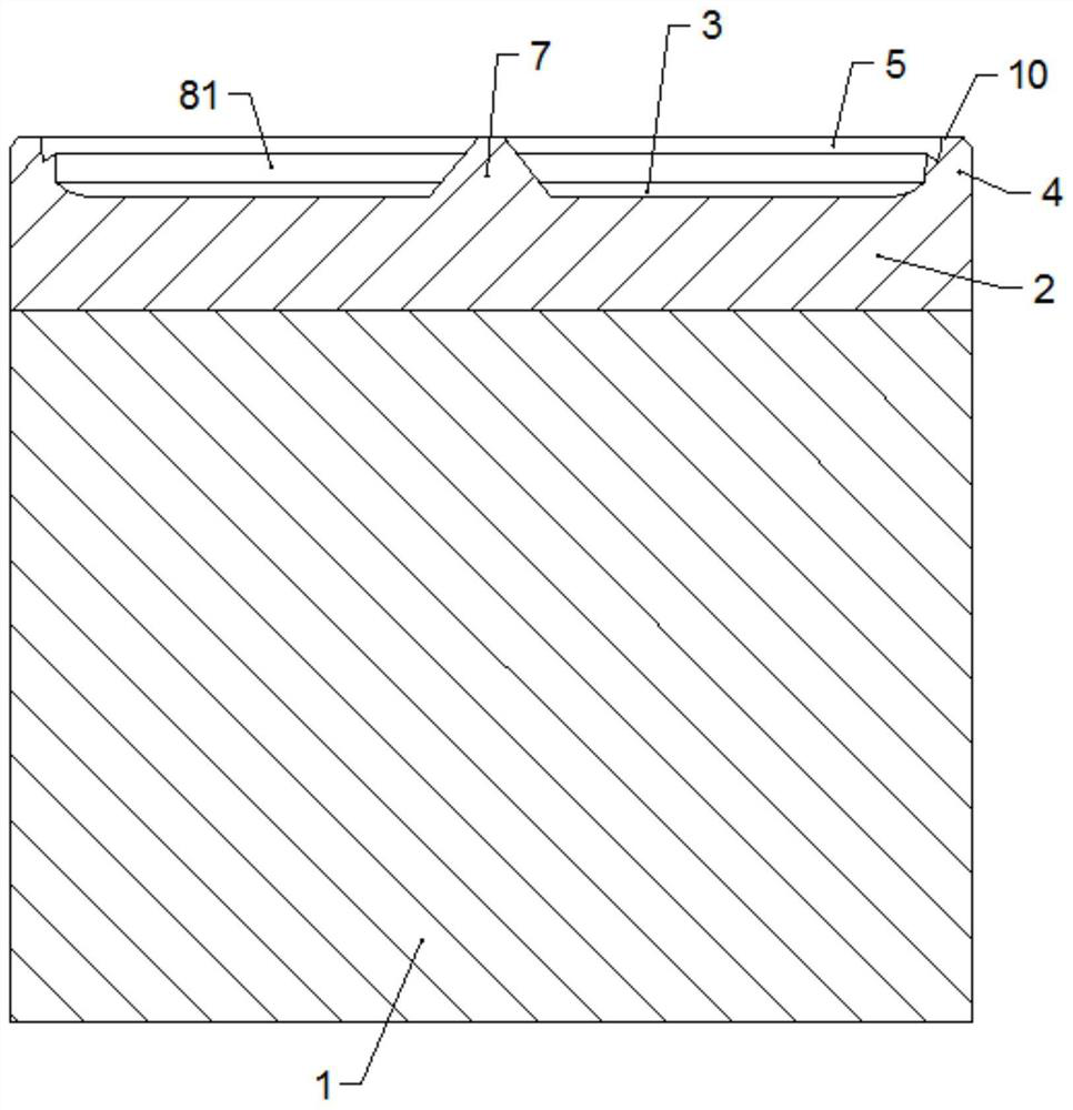 A special-shaped polycrystalline diamond composite sheet with secondary crushing function