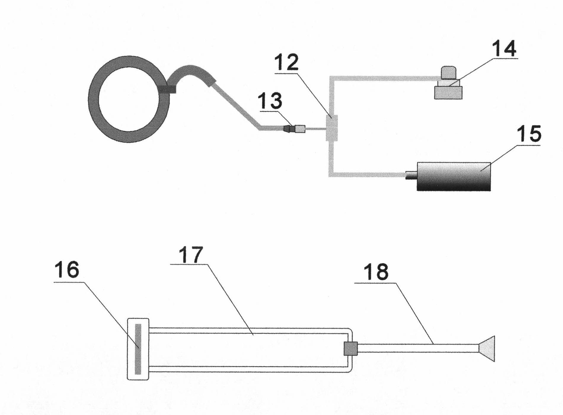 Instant vacuum venous blood-sampling method and special equipment