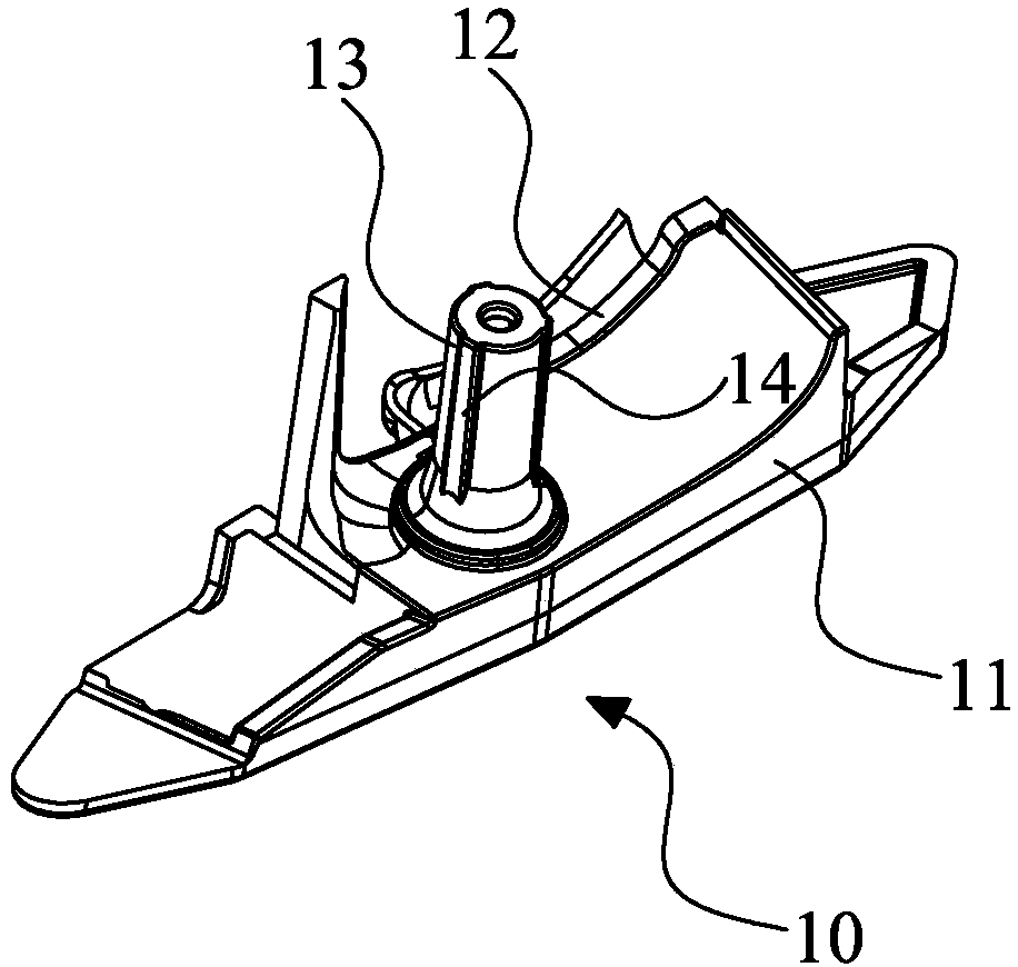 Inverted hook formation structure and formation method of product