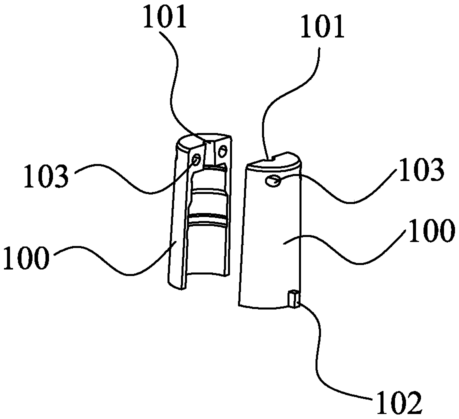 Inverted hook formation structure and formation method of product