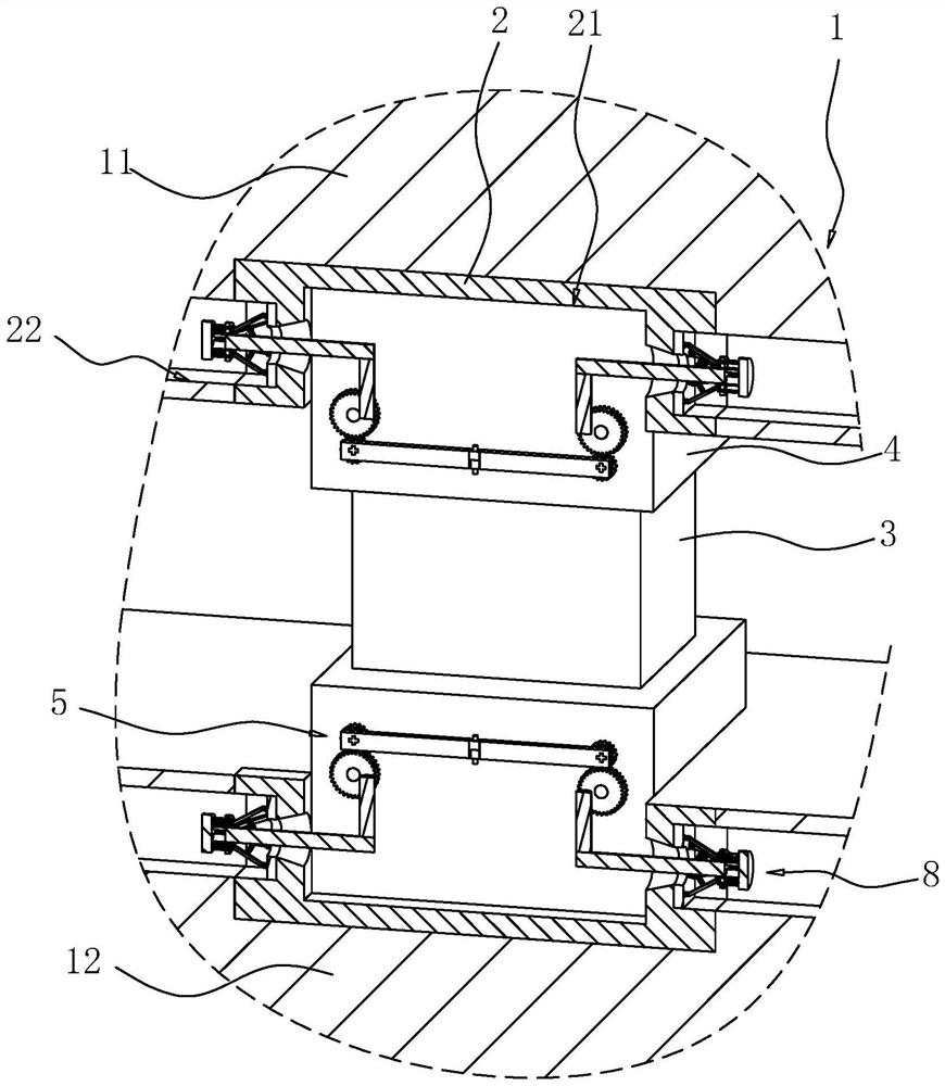 Soft steel damper convenient to disassemble and assemble