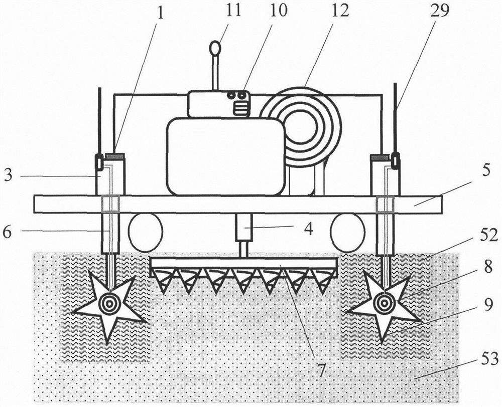 Carbonization greening method for desert sand stabilization improvement