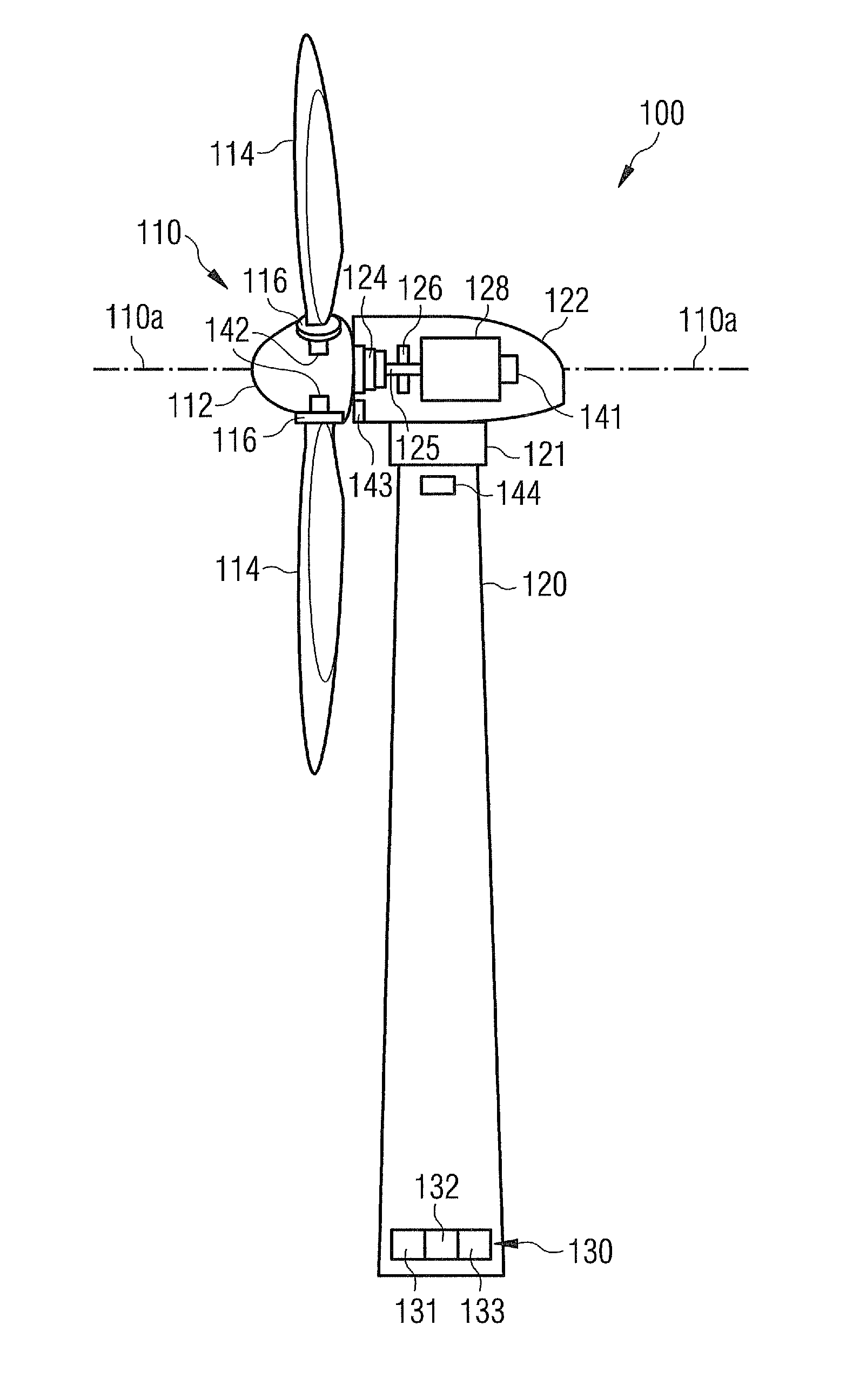 Method for reducing vibrations of a wind turbine and control system for reducing vibrations