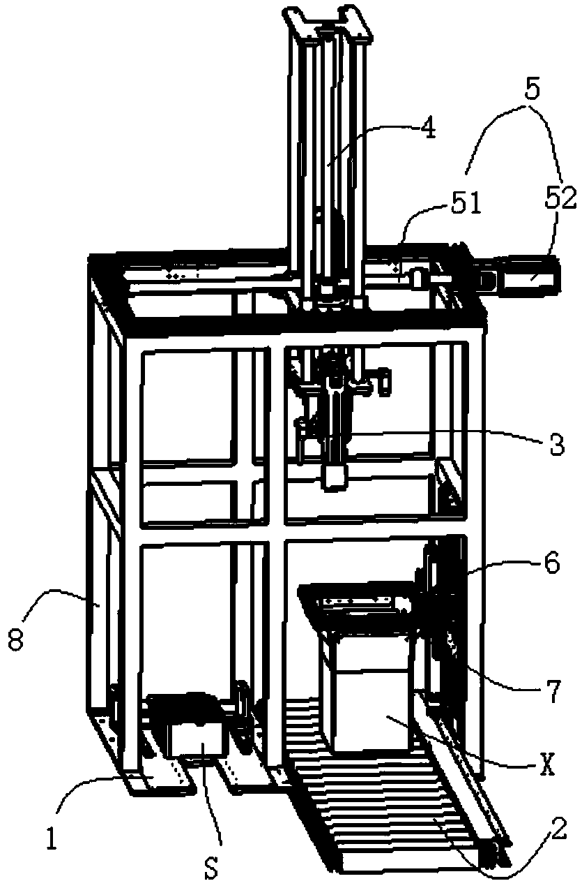 Automatic packing mechanism and application