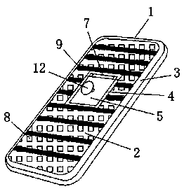 An anti-drop multifunctional mobile phone shell