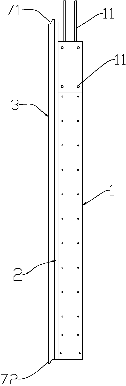 Pre-cast shear wall and production method thereof