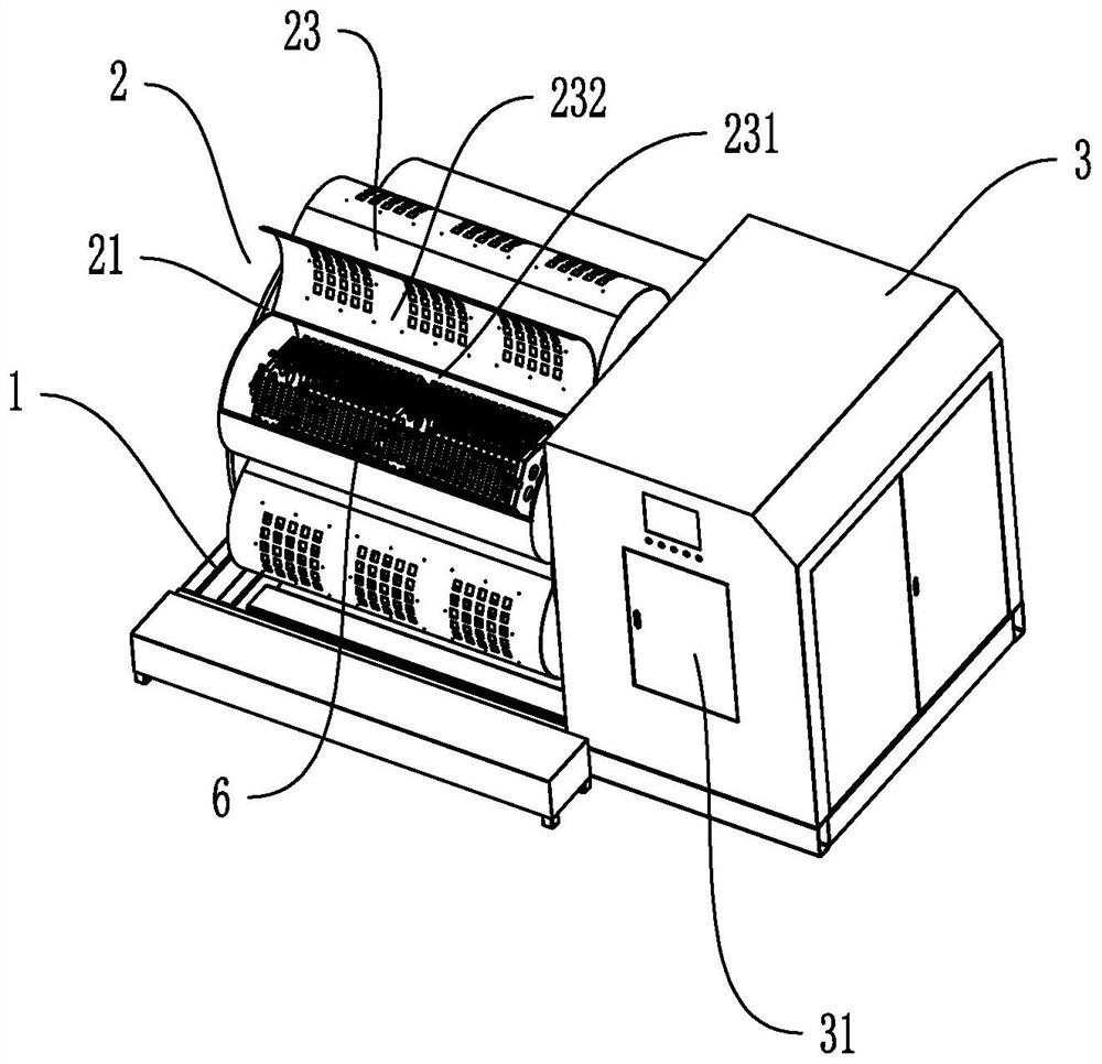 Efficient polishing machine provided with multiple stations