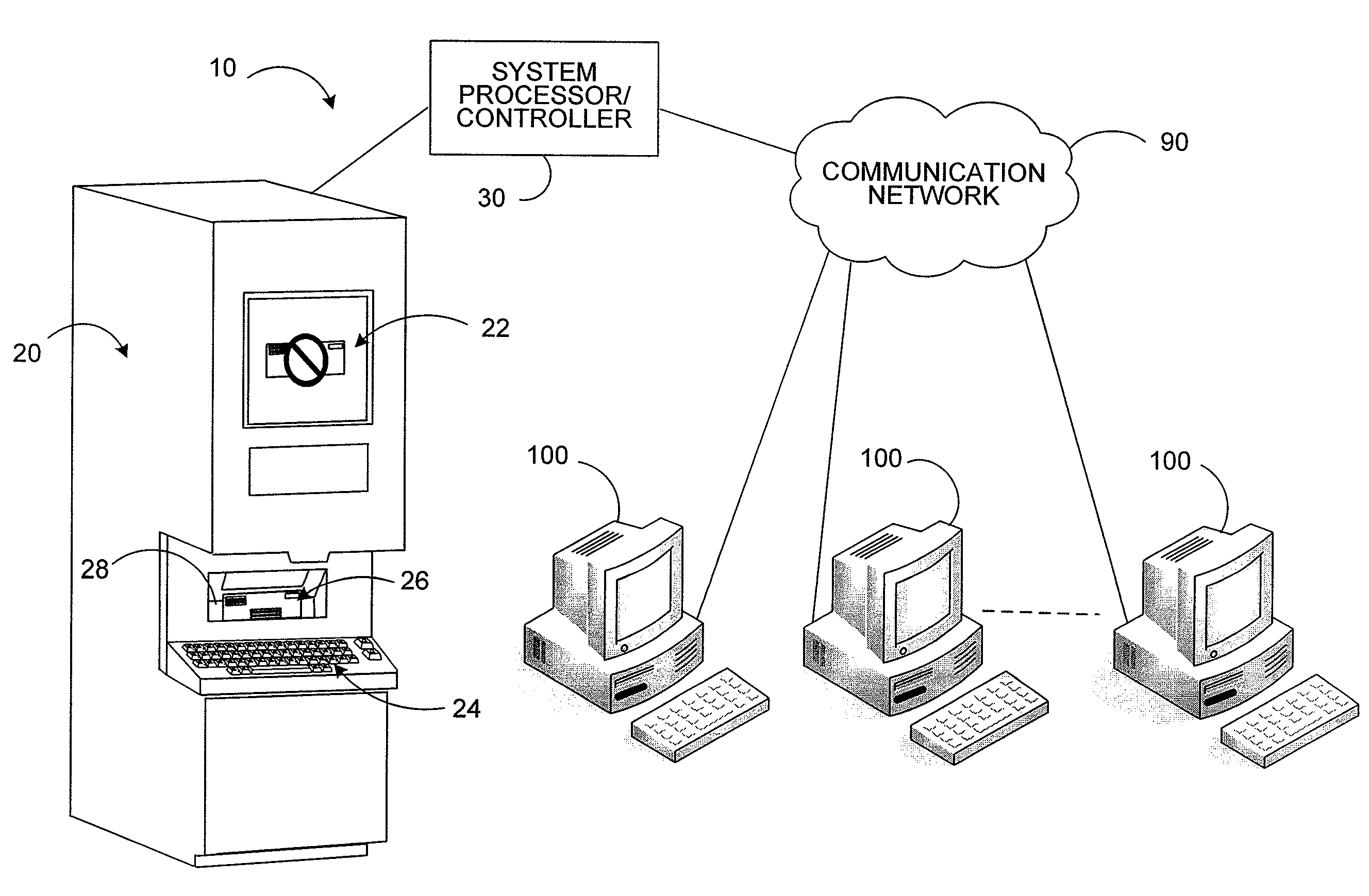 Postal kiosk system and method for providing electronic post office box services