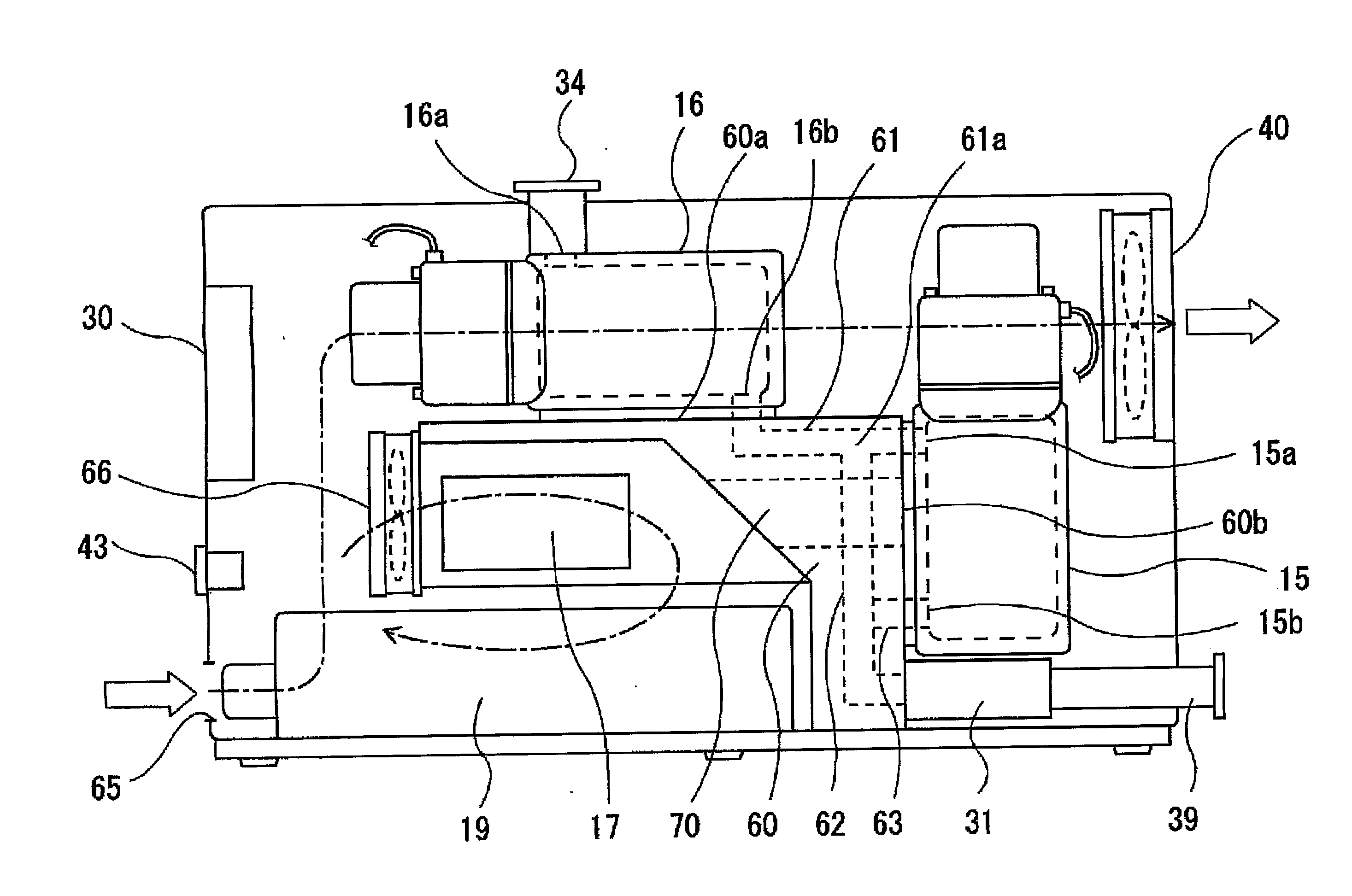 Vacuum pump unit