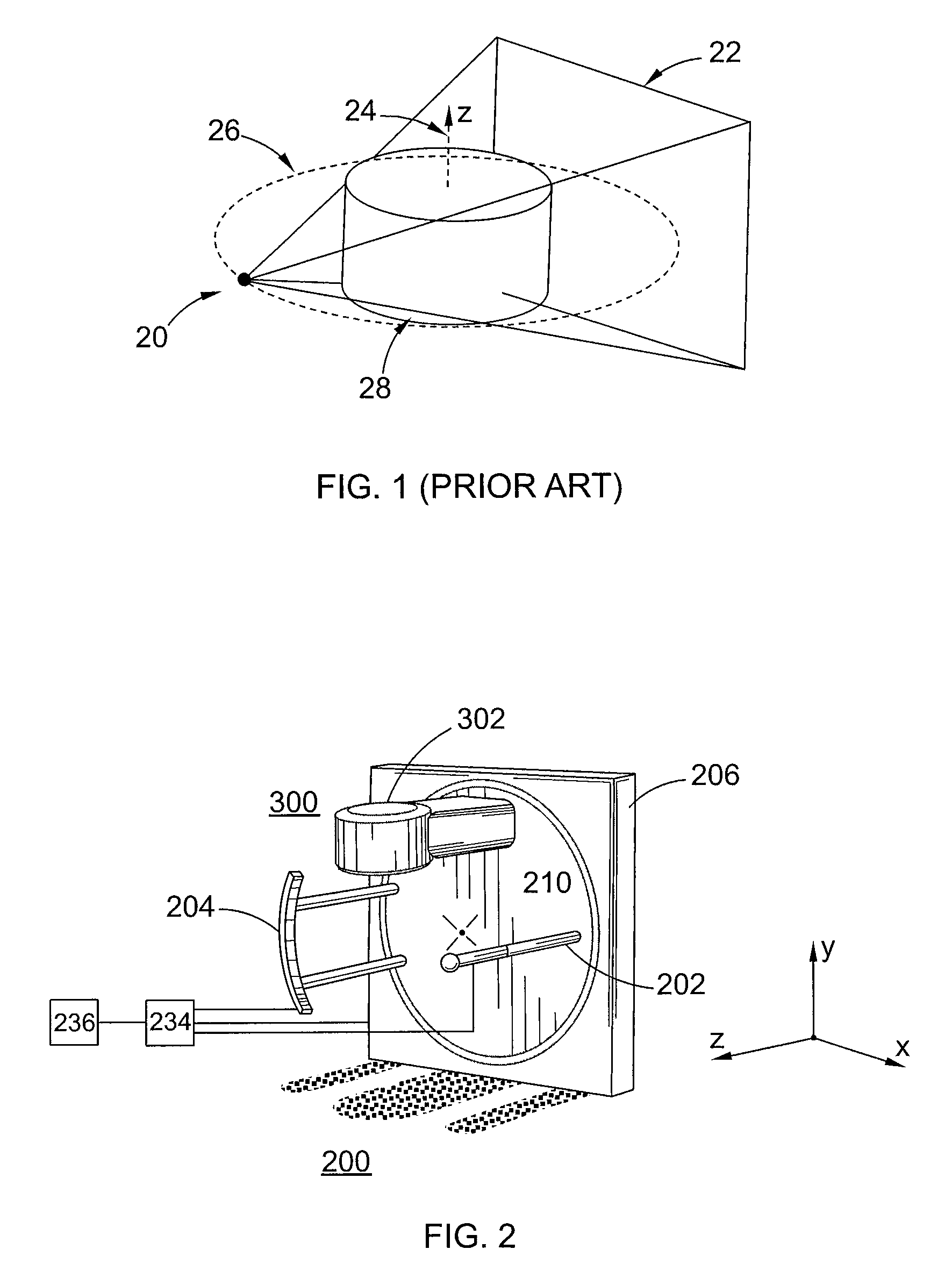 Tetrahedron beam computed tomography with multiple detectors and/or source arrays
