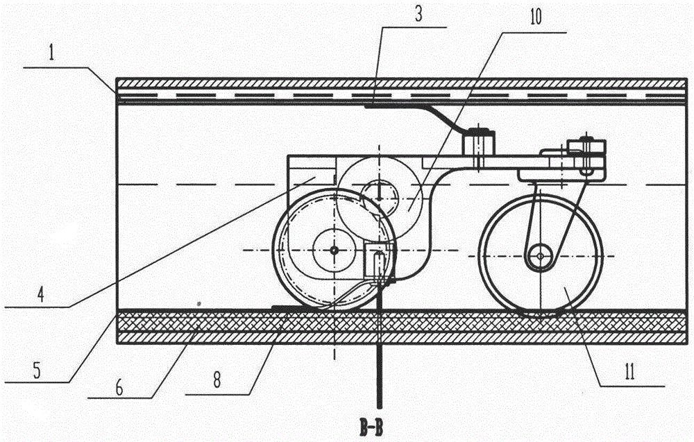 A hanging type three-dimensional warehouse automatic picking and conveying system