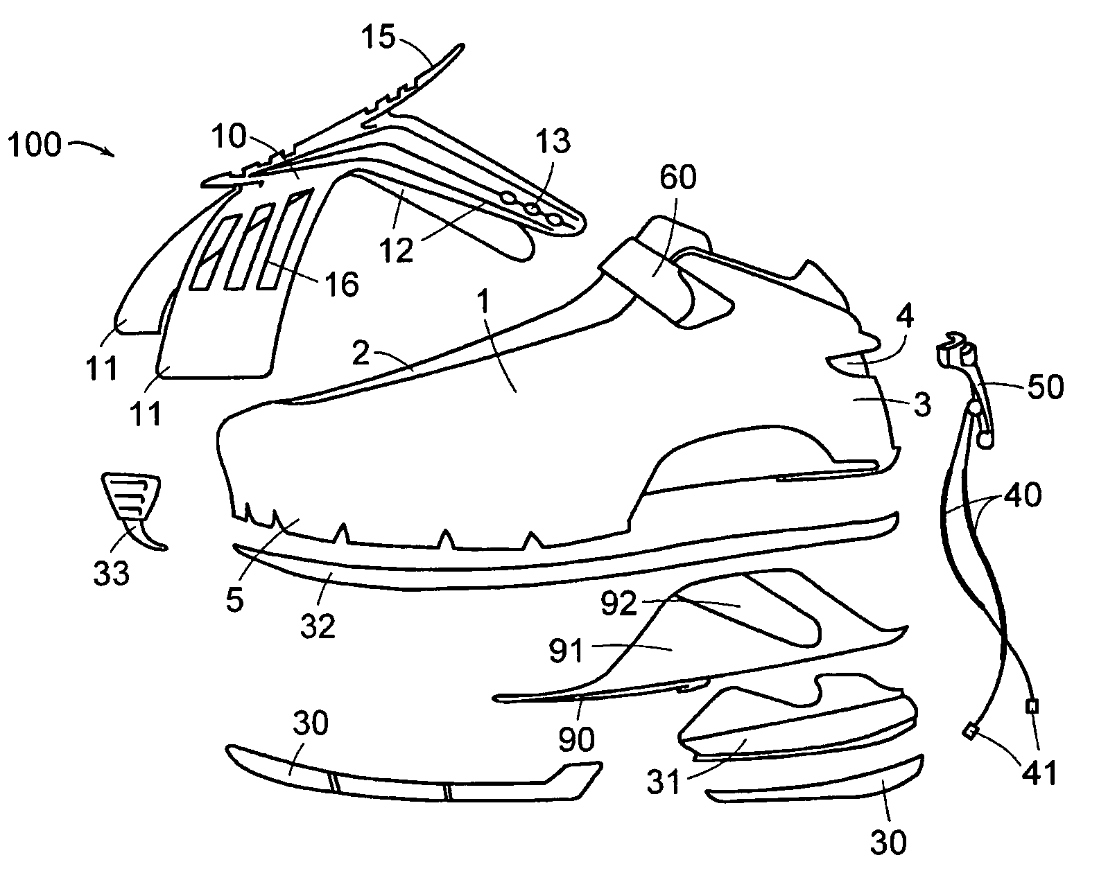 Shoe closure system