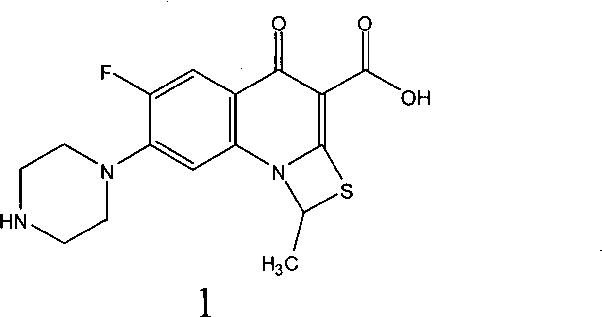 Preparation method of ulifloxacin optical isomer