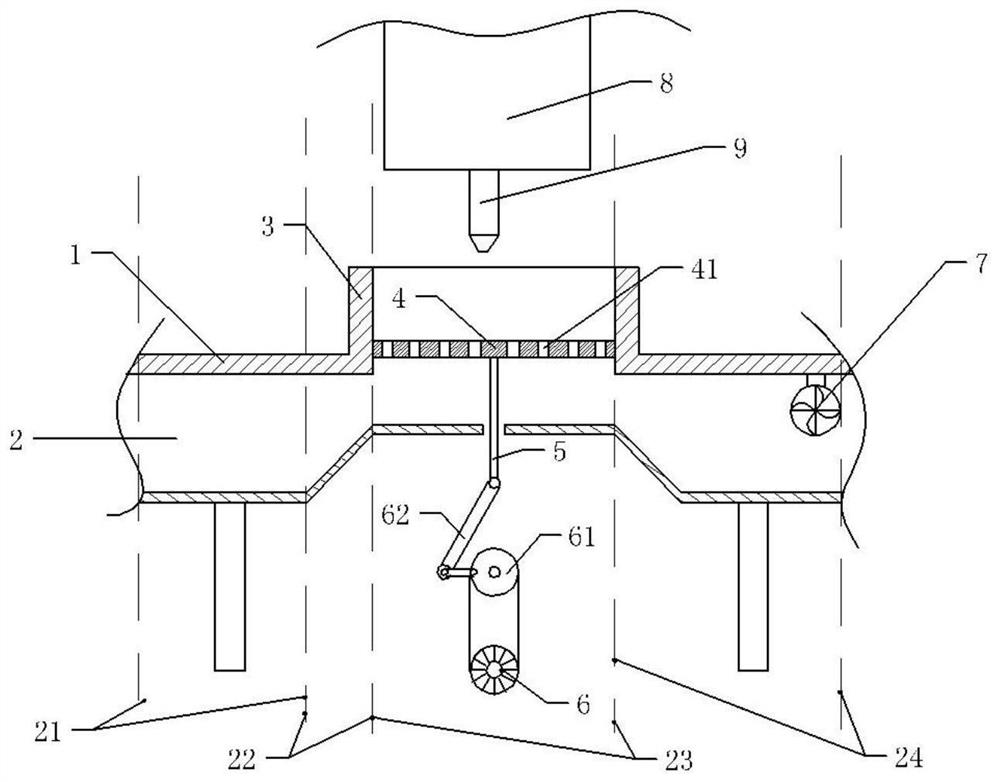 LCD screen cutting and processing device