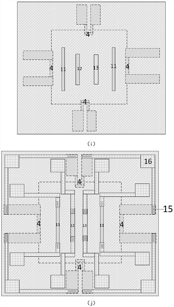 Gas and pressure composite sensor and preparation method thereof