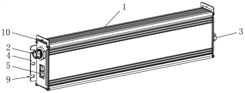 Novel plant lamp integrated-control driving power supply