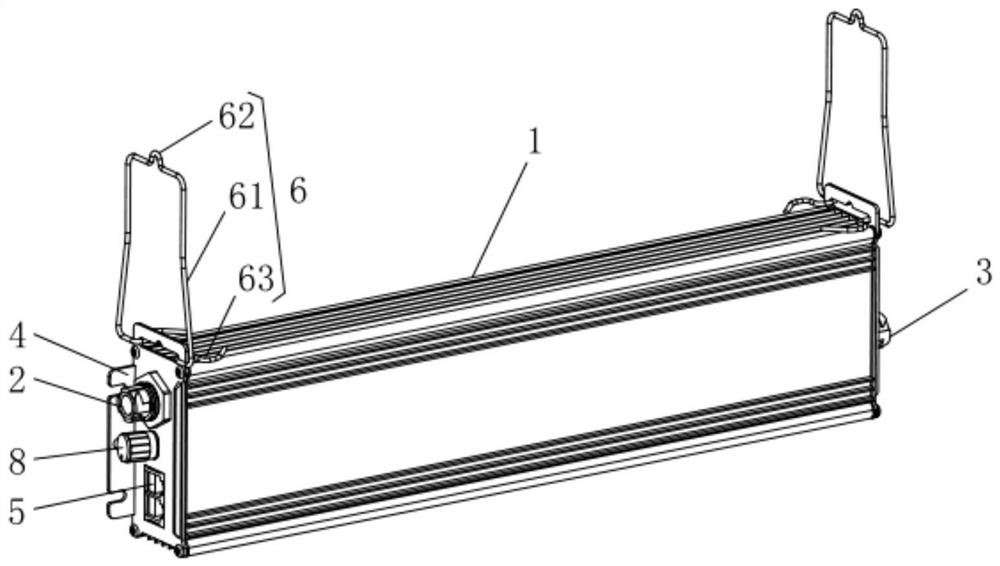 Novel plant lamp integrated-control driving power supply