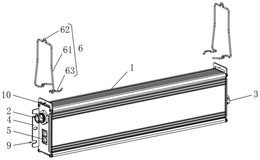 Novel plant lamp integrated-control driving power supply