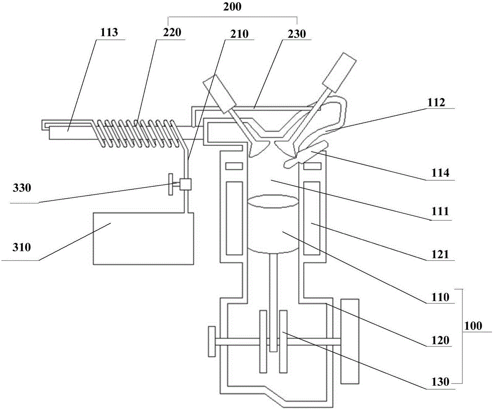 Internal combustion engine and vehicle