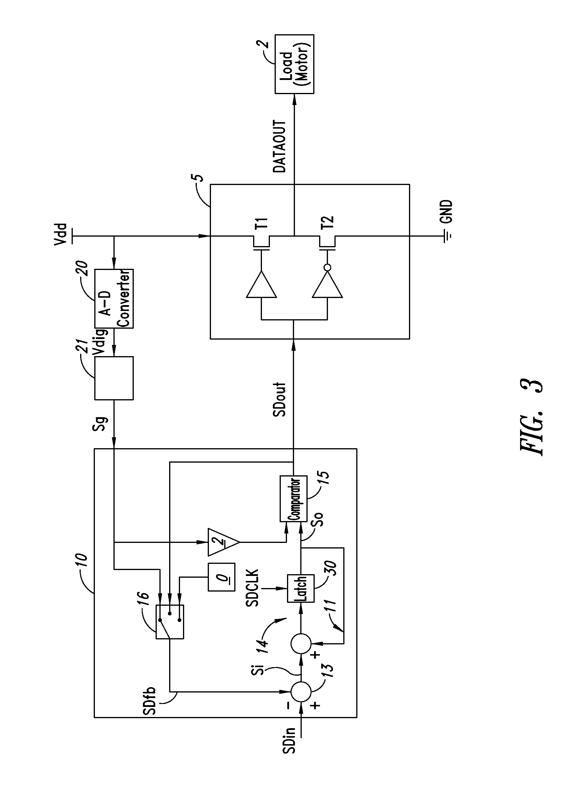 Control apparatus for a load supply device