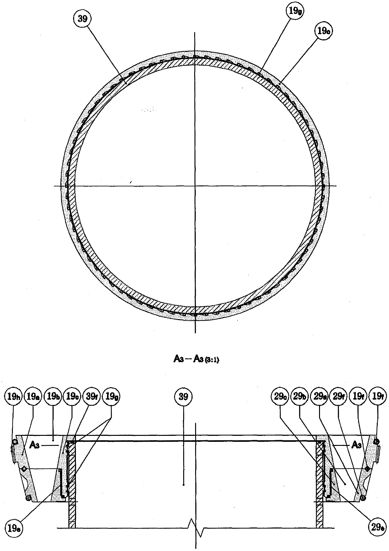 Multi-shaft drive two-way rotating fan turbine and fan compressor with inserts