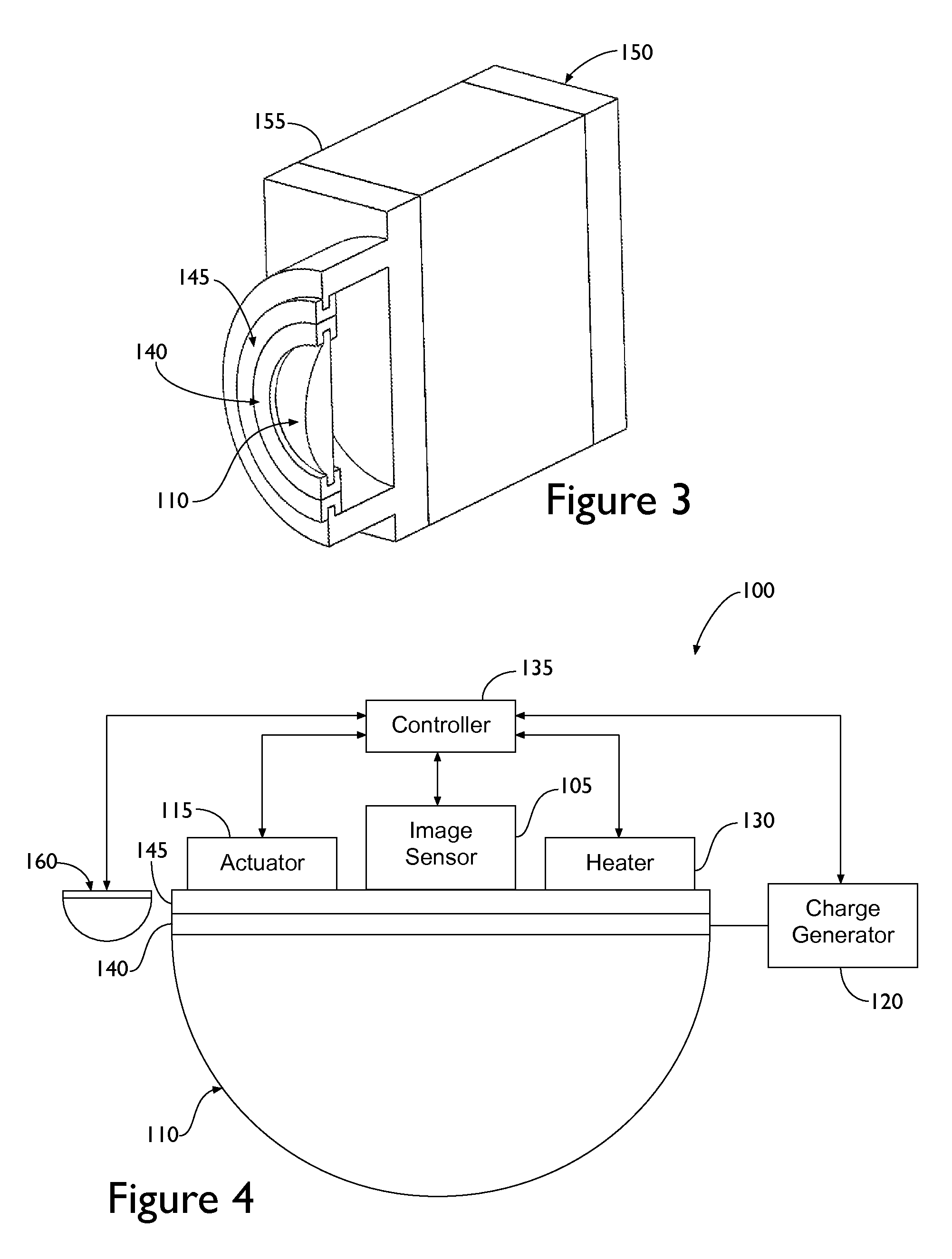 Self-cleaning camera lens