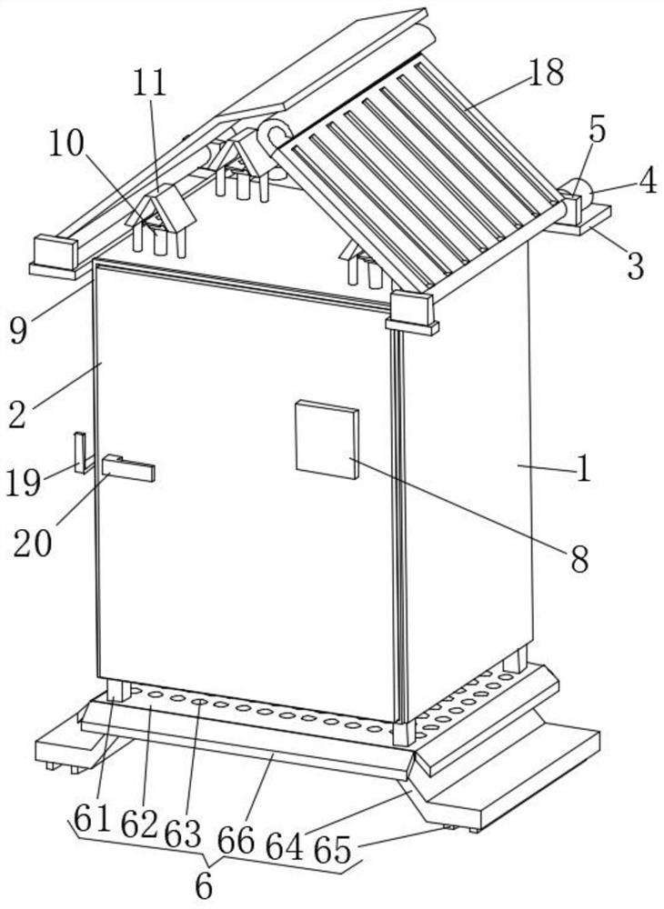 Electric power waterproof sealing alternating current distribution box