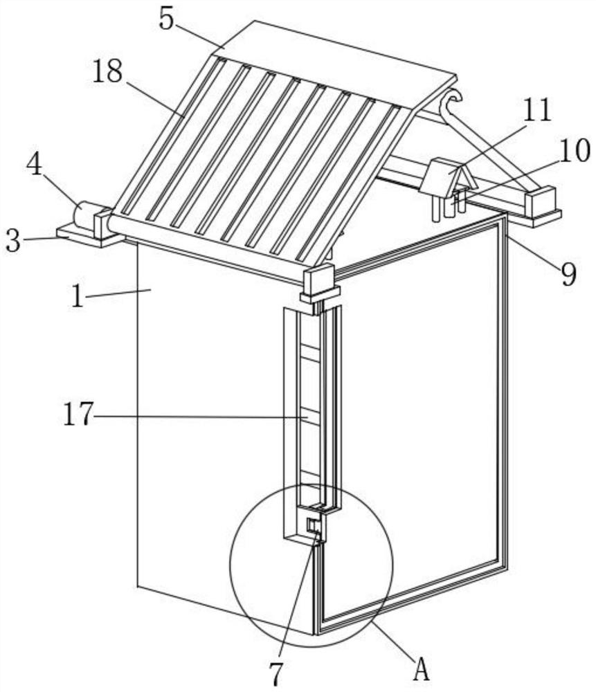 Electric power waterproof sealing alternating current distribution box