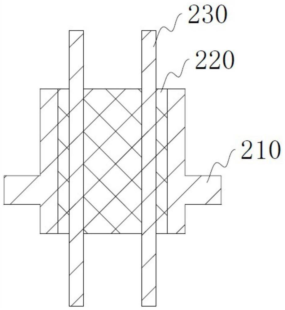 Sealed wiring structure of ultra-light small photoelectric turntable